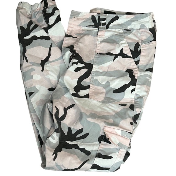 V.I.P. Jeans Pants - VIP Jeans Pink Camo Cargo Jogger Pants Y2K Streetwear Size 15/32
